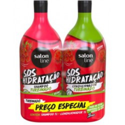 Shampoo+Condicionador Salon Line Tô Podendo Turbinada 1L