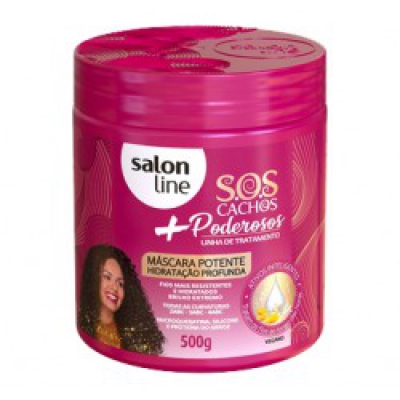 Máscara Capilar Salon Line Sos Cachos +Poderosos 500G