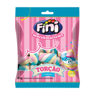 Marshmallows Fini Torção Baunilha 80G
