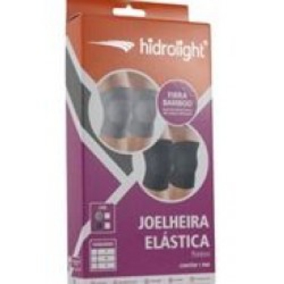 Joelheira Hidrolight Elástica Bamboo Preto G Ref.elo9-3