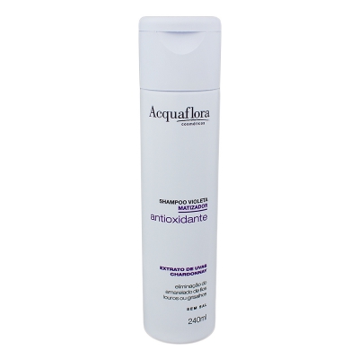 Shampoo Acquaflora Violeta Antioxidante Matizador 240ML