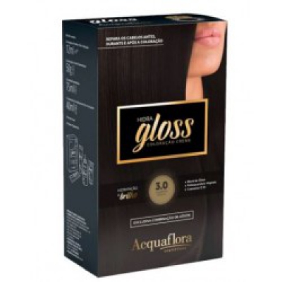 Tintura Acquaflora Color Kit 3.0 Castanho Escuro
