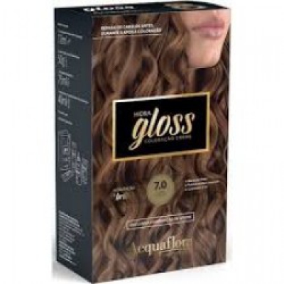Tintura Acquaflora Color Kit 7.0 Louro Natural