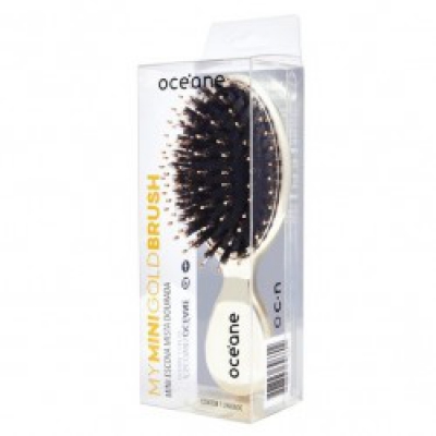 Escova Para Cabelo Oceane Mini Dourada