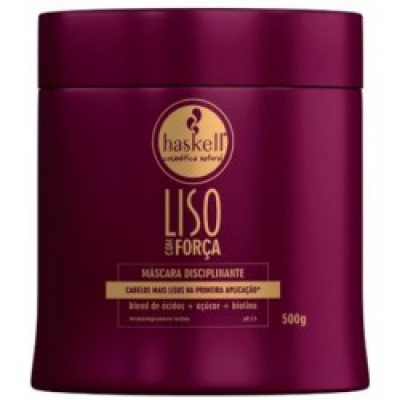 Máscara Capilar Haskell Liso Com Força 500G