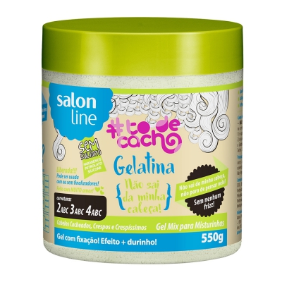 Gelatina Salon Line #todecacho Super Definição 550G