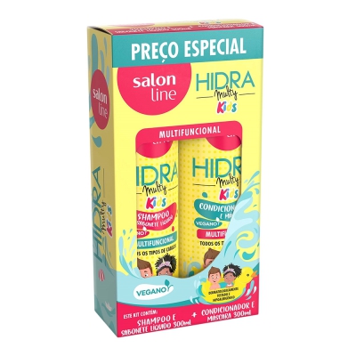 Shampoo+Condicionador Salon Line Hidra Multy Kids 300ML