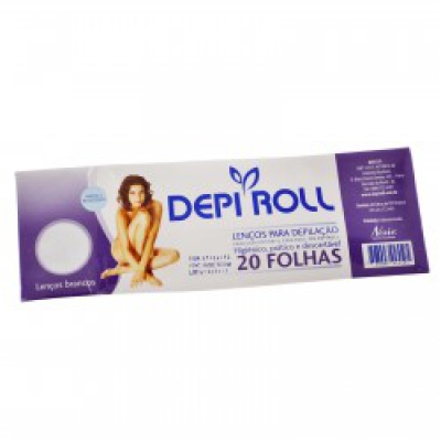 Lenço Para Depilação Tnt Depiroll 20 Folhas