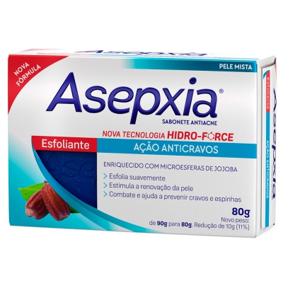 Sabonete Asepxia Esfoliante 80G