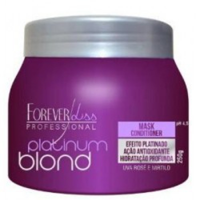 Máscara Capilar Forever Liss Platinum Blond Uva Rose 250G