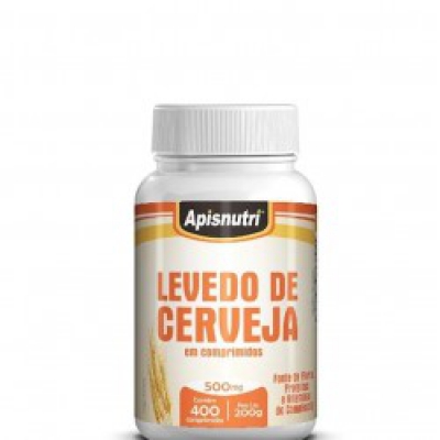Levedo de Cerveja 400Cpr Apisnutry