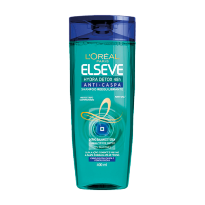 Shampoo Elseve Anticaspa Hydra Detox 400ML