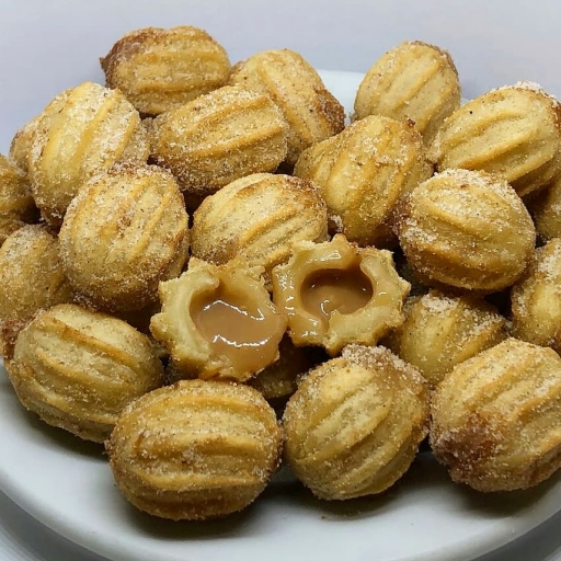 25 Mini Churros Doce de Leite