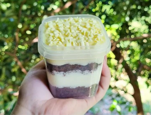 Bolo No Pote de Ninho