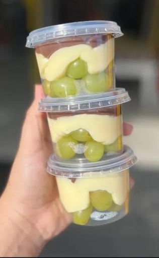 Bombom Aberto de Uva Verde