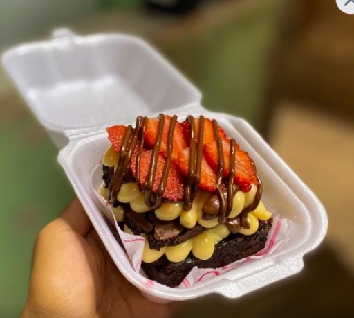 Brownie Ninho Com Nutella e Morango