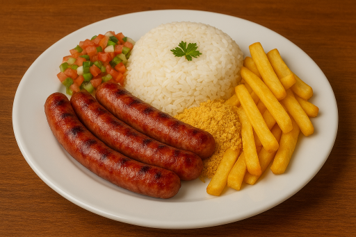 Refeição - Jantinha Linguiça Fina ( Pura Na Brasa )
