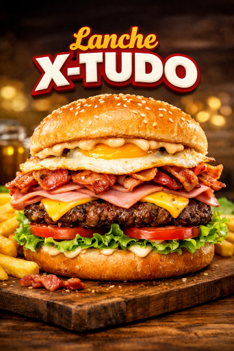 Lanche X-Tudo