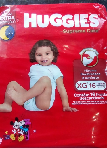 Fralda Huggies Sup (Xg) - 16 Unid