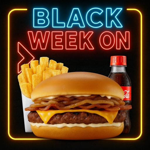 Cheese Bacon (120G) + Fritas e Refri Por R$21,99