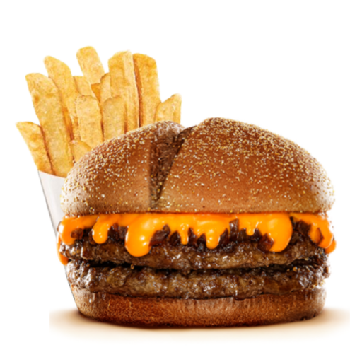 01) Cheddar Australiano + Batata Frita M