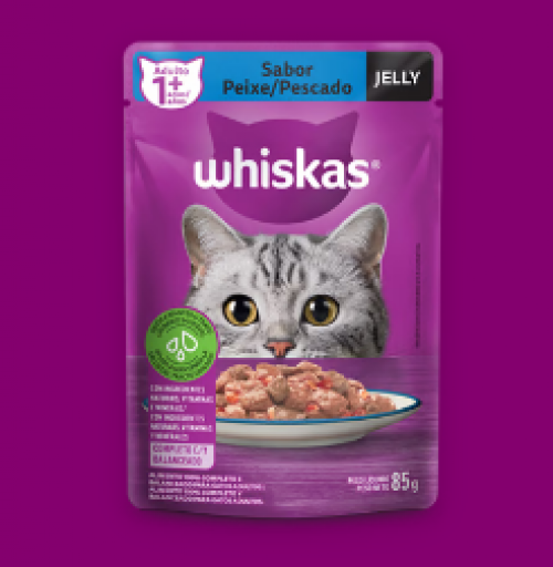 Whiskas Sachê Peixe Ao Molho Gatos Adultos