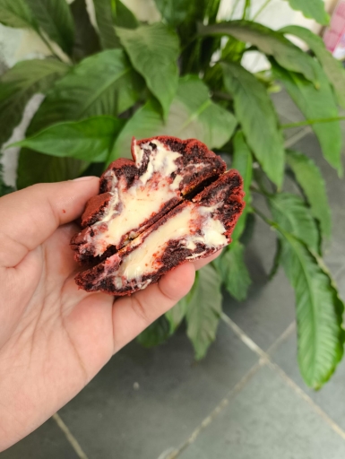 Cookie Red Velvet Recheado