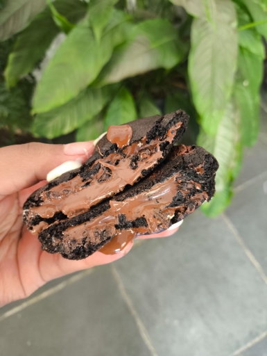 Cookie Chocolate Black Com Nutella