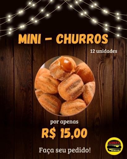 Mini Churros - 12Unid