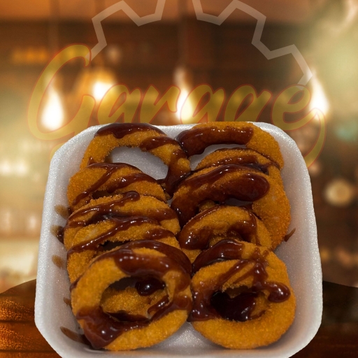 Onion Ring Com Barbecue