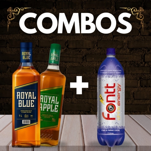 Combo 7: 1 Whisky Royal + 1 Energético Fontt 2L