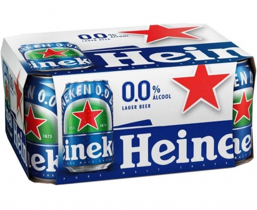 Heineken 0% Álcool Lata 350ML - Pack C/12 Unid.