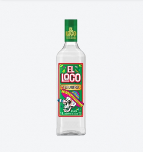 Tequila El Loco Plata 1L