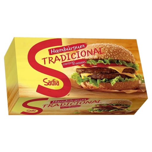 Bife de Hambúrguer Industrial Bovino Sadia 56G Unid.