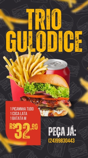 Picanha Tudo + Coca Lata+ Batata M