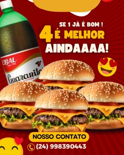 4 X Tudo de 56G  + Guaranita 2L