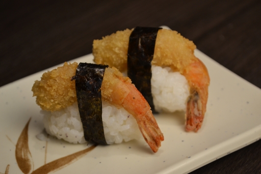 Niguiri Sushi Camarão Empanado