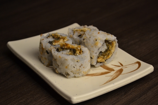 Uramaki Salmão Skin Roll (4 Und)