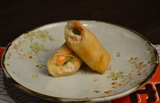 Harumaki Camarão C/catupiry e Alho Poró (1 Und)