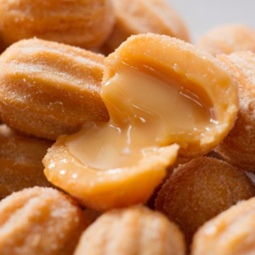 20 Unidades de Mini Churros Recheado Com Doce de Leite