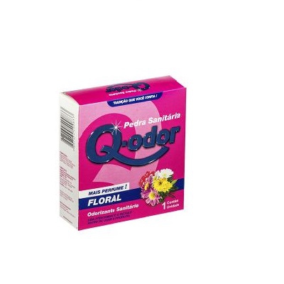 Pedra Sanitária Q-Odor 40G Floral