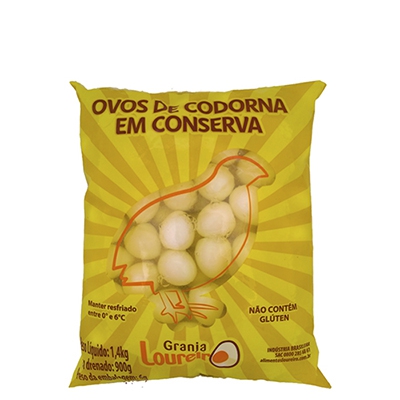 Ovos de Codorna Granja Loureiro Em Conserva 900G