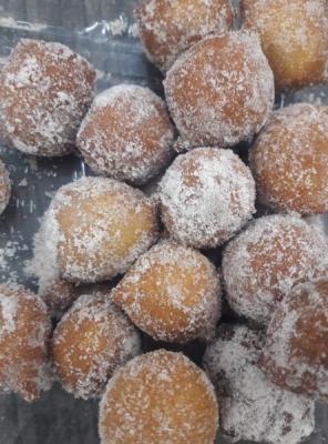 Bolinho de Chuva Casa do Arroz Com Açúcar e Canela KG
