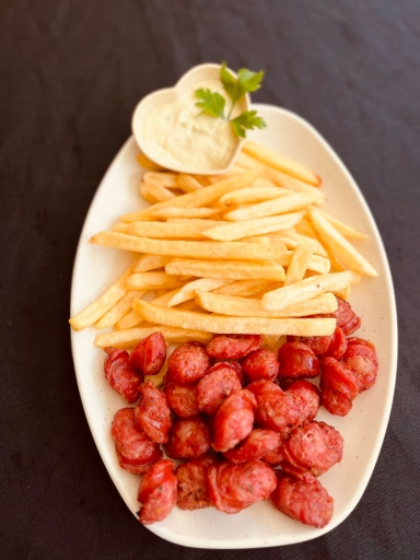 Batata Com Linguiça