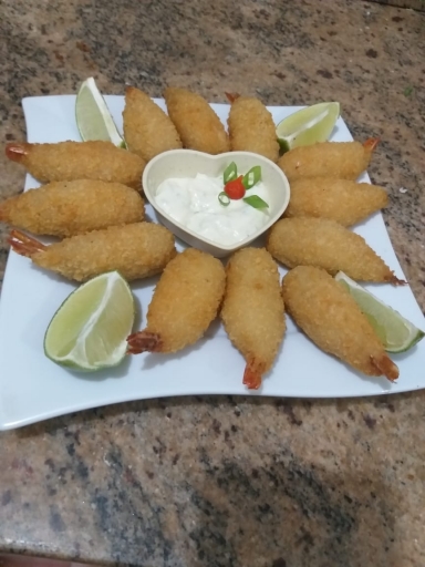 Camarão Empanado Com 12 Und