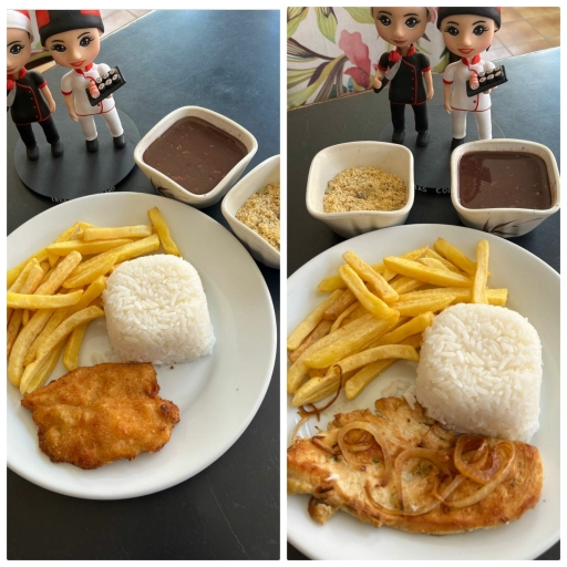 Refeição Com Filé de Frango