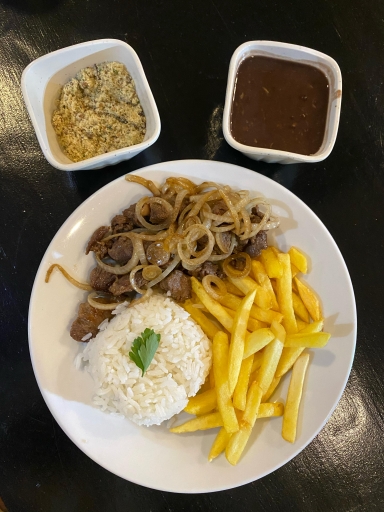 Refeição Com Carne Bovina Picadinha