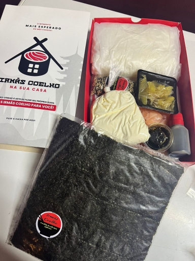 Caixa Sushi Mais Preguiçoso (Raspinha de Salmão)