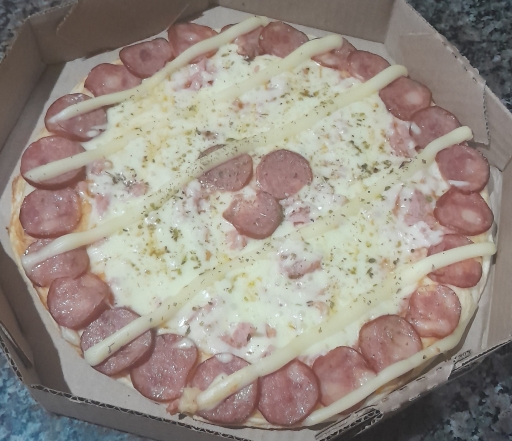 Pizza Calabresa+Catupiry-30Cm