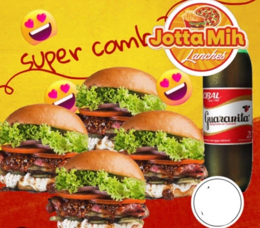 4 Jotta Burguer X-Tudão+Guaranita 2L